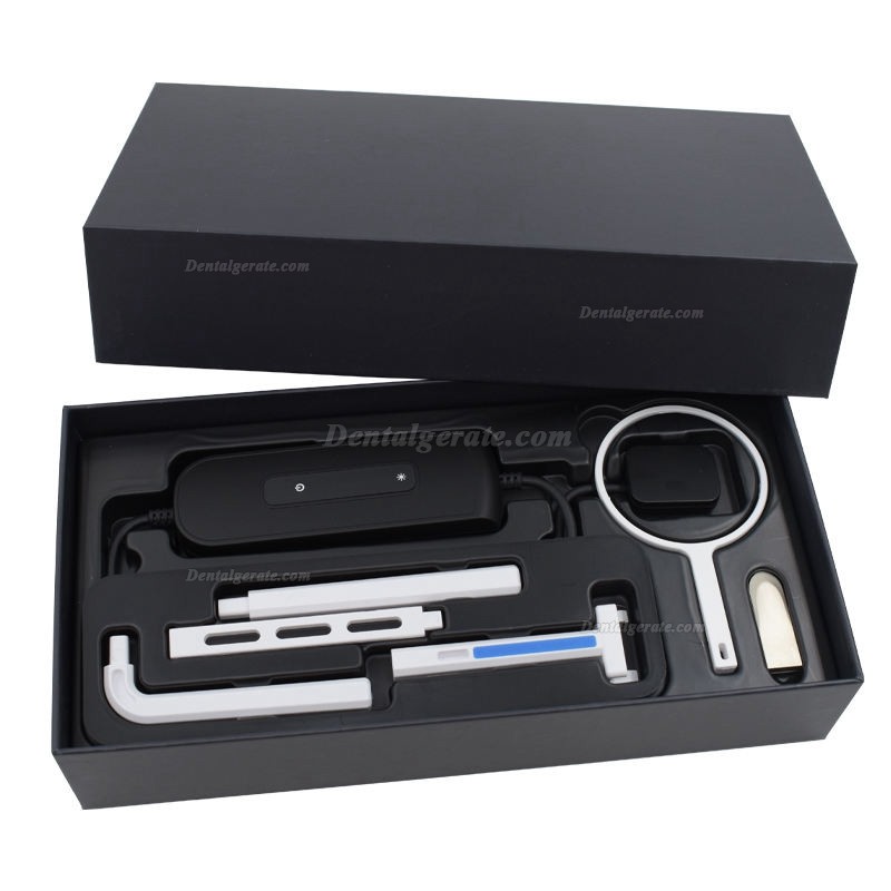 Dental USB Digitaler Intraoral R&ouml;ntgensensor mit R&ouml;ntgenhalter & 500 St&uuml;ck Schutzh&uuml;lle